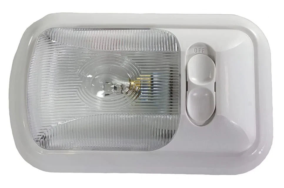 DG724051VP – VALTERRA LLC Dome Light - LED, Single Euro Style Light Clear Lens 3500K 215LUM Warm/ Soft LED Clear Bulb...